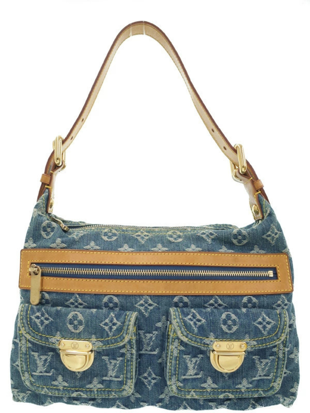 Louis Vuitton Monogram Denim Baggy Shoulder Bag
